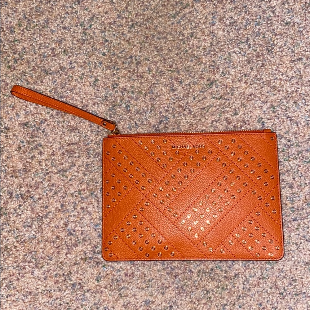 Never been used Michael Kors clutch wristlet XL